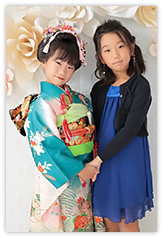 七五三｜女児着物　姉妹と