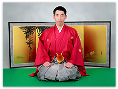 紳士成人式袴