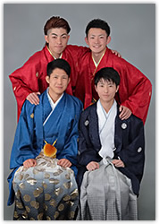 紳士成人式袴